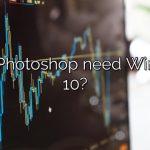 Does Photoshop need Windows 10?