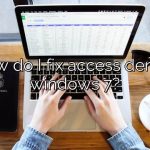 How do I fix access denied windows 7?