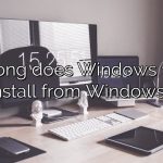 How long does Windows 11 take to install from Windows 10?