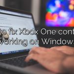 How to fix Xbox One controller not working on Windows 10?
