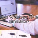 What is Windows XP error simulator?