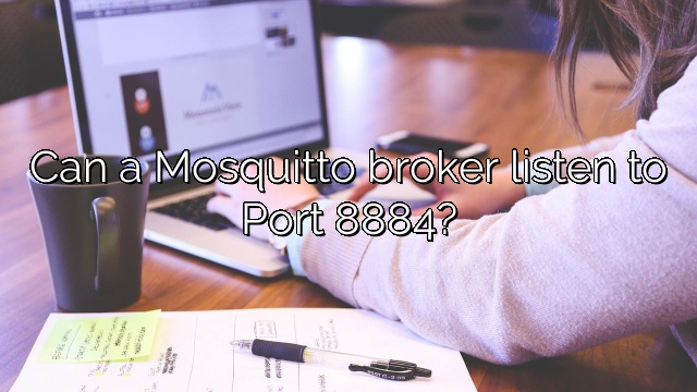 Can a Mosquitto broker listen to Port 8884?
