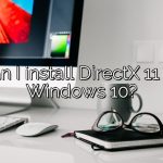 Can I install DirectX 11 on Windows 10?