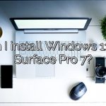 Can I install Windows 11 on Surface Pro 7?