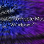 Can I listen to Apple Music on Windows?