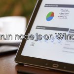 Can I run node js on Windows?