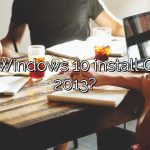 Can Windows 10 install Office 2013?