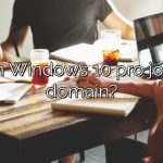 Can Windows 10 pro join a domain?