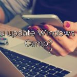 Can you update Windows in Boot Camp?