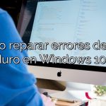 ¿Cómo reparar errores de disco duro en Windows 10?