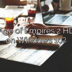 Does Age of Empires 2 HD work on Windows 10?
