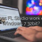 Does FL Studio work on Windows 7 32bit?