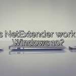 Does NetExtender work with Windows 10?