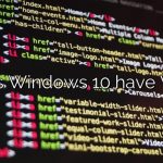 Does Windows 10 have VSS?