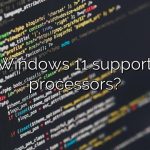 Does Windows 11 support older processors?