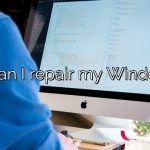 How can I repair my Windows 8?