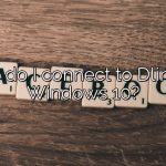 How do I connect to Dlink on Windows 10?