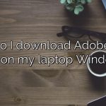 How do I download Adobe Flash Player on my laptop Windows 8?