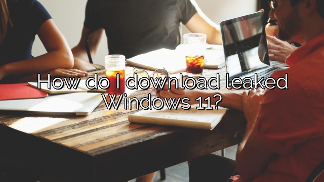 How do I download leaked Windows 11?