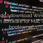 How do I download Windows support software for Mac without bootcamp?