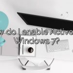 How do I enable ActiveX in Windows 7?