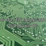 How do I fix Appcrash on Windows 8?