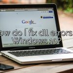 How do I fix dll errors in Windows 10?