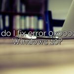 How do I fix error 0x00000f in Windows 10?