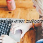 How do I fix error 0x80070780?
