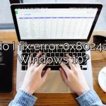 How do I fix error 0x8024a105 in Windows 10?
