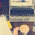 How do I fix error 0xc0000034 in Windows 10?