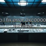 How do I fix error 0xc0000098 on surface?