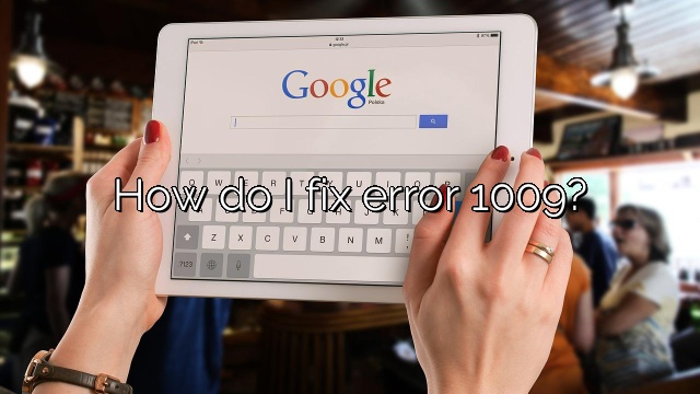 How do I fix error 1009?