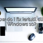 How do I fix Iertutil dll in Windows 10?