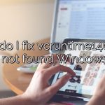 How do I fix vcruntime140 1 dll was not found Windows 10?