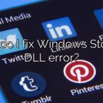 How do I fix Windows Storage DLL error?