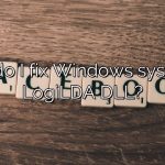 How do I fix Windows system32 LogiLDA DLL?