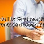 How do I fix Windows Update error code 0x80070643?