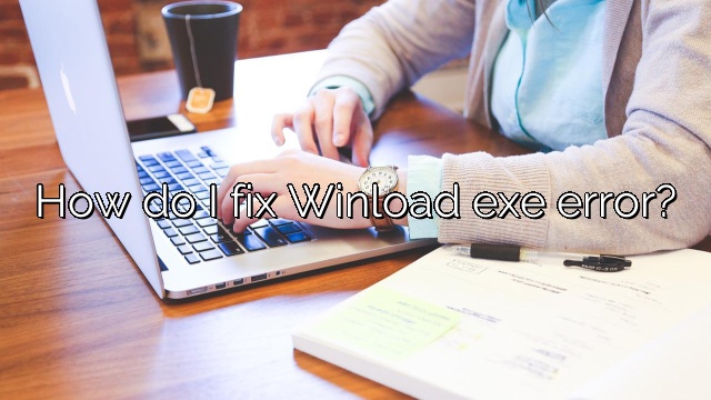 How do I fix Winload exe error?