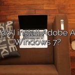 How do I install Adobe AIR on Windows 7?