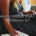 How do I install RSAT on Windows 11?