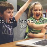 How do I run Bash on Windows 11?