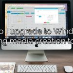 How do I upgrade to Windows 10 using media creation tool?