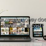 How much money does a Windows 11 cost?