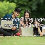 How to change language, time, date, region in Windows 11?