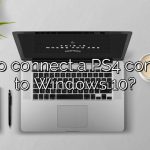 How to connect a PS4 controller to Windows 10?