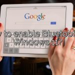 How to enable Bluetooth on Windows 11?