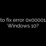 How to fix error 0x0000142 on Windows 10?