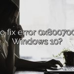 How to fix error 0x8007007e on Windows 10?