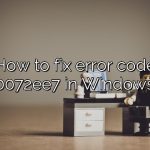 How to fix error code 0x80072ee7 in Windows 10?